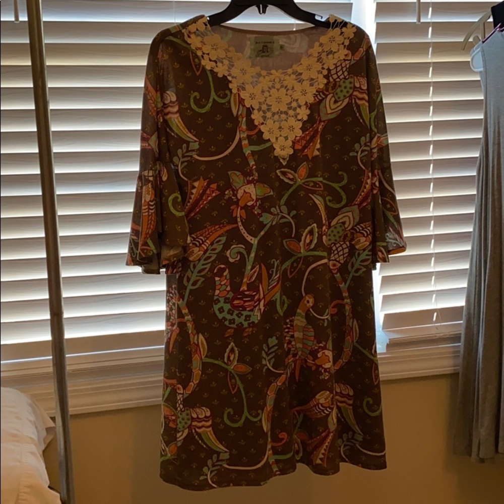 Judith March retro patterned dress